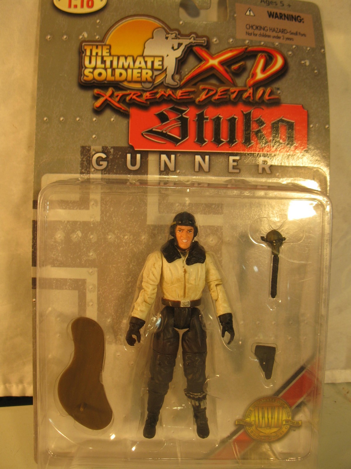 Vintage 2002 Ultimate Soldier XD 1:18 Stuka Gunner MOC 21st Century Toys