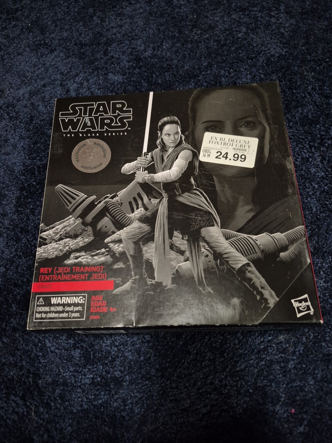 New Star Wars Black Series 6&Prime; REY JEDI TRAINING Toys R Us EXCLUSIVE