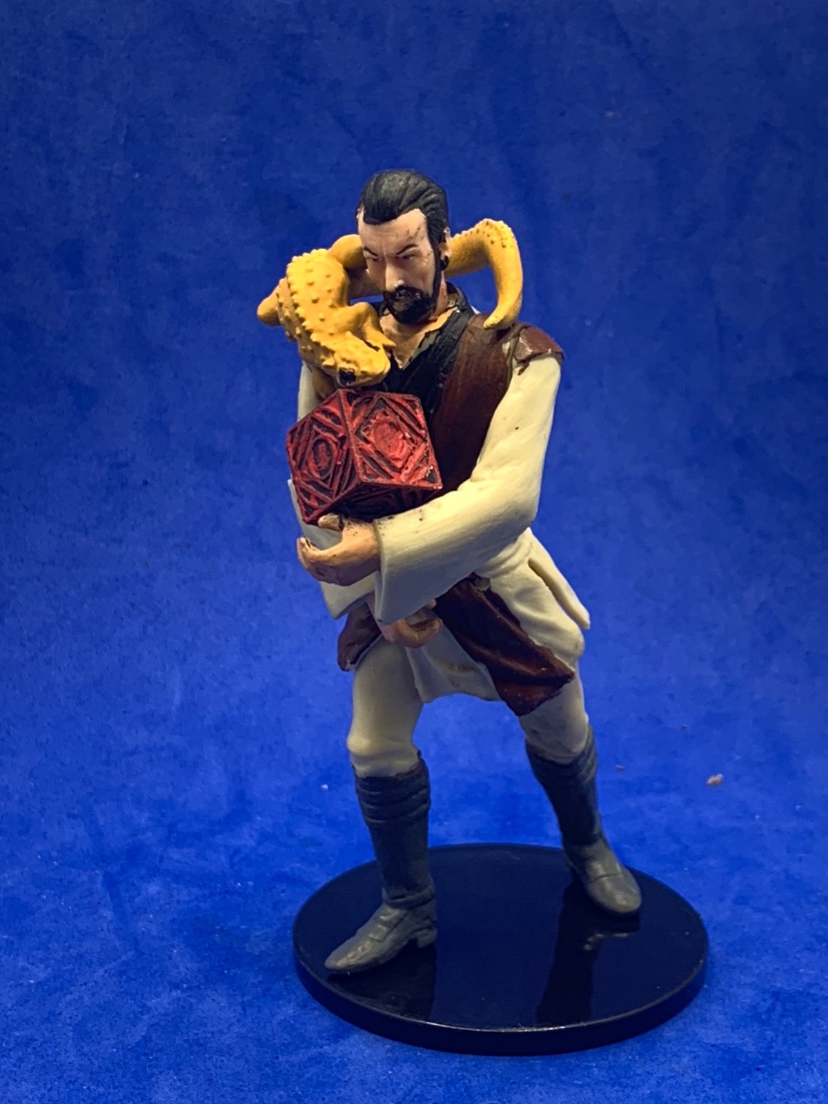 Star Wars Custom/Kit-Bashed Figure: Young Count Dooku w/ Holocrons & Ysalamiri
