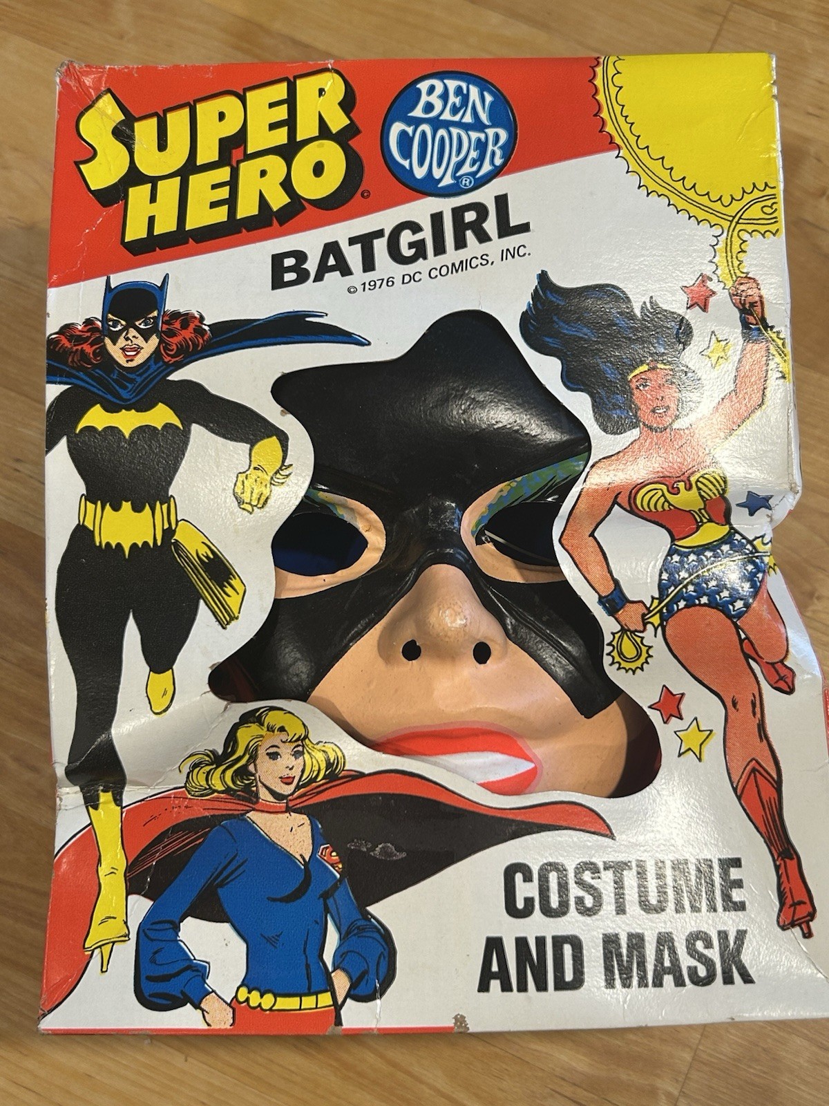 Ben Copper Super Hero Batgirl Large (12-14) Fits Child 53” To 58” Tall