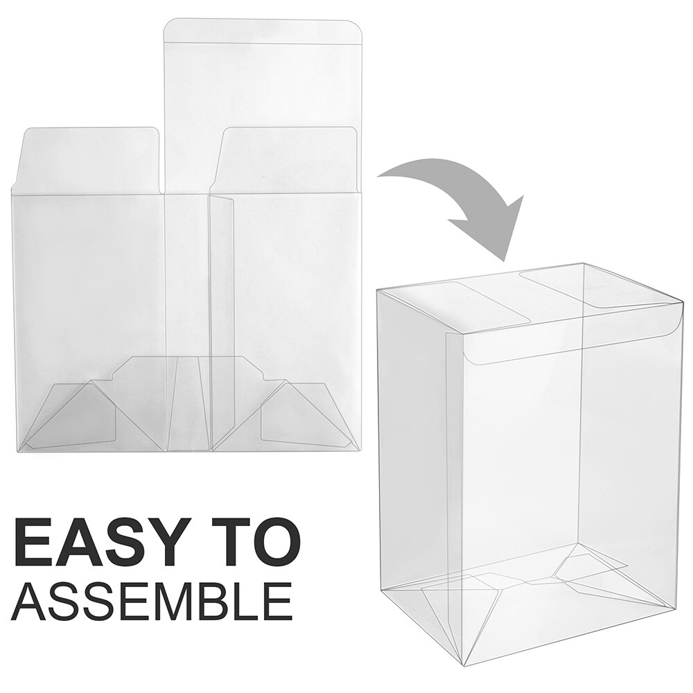 Pop Protector Compatible with 4&Prime; Funko POP! Figures Clear Pop Case Display Box
