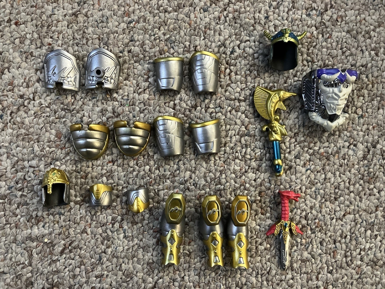 Mystic Knights Of Tir Na Nog Angus Ivar Rohan Armor Parts Lot