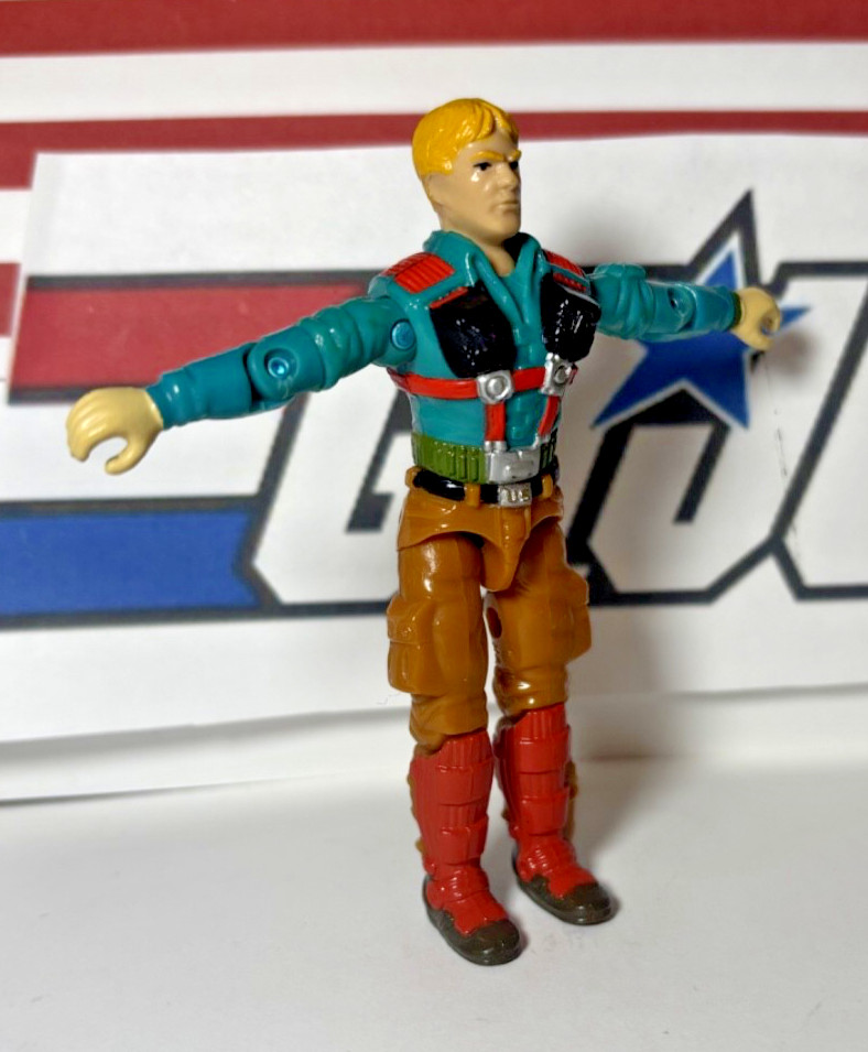 GI Joe Downtown 1989 v1 *100% COMPLETE w/File Card, Excellent!* Vintage ARAH Lot