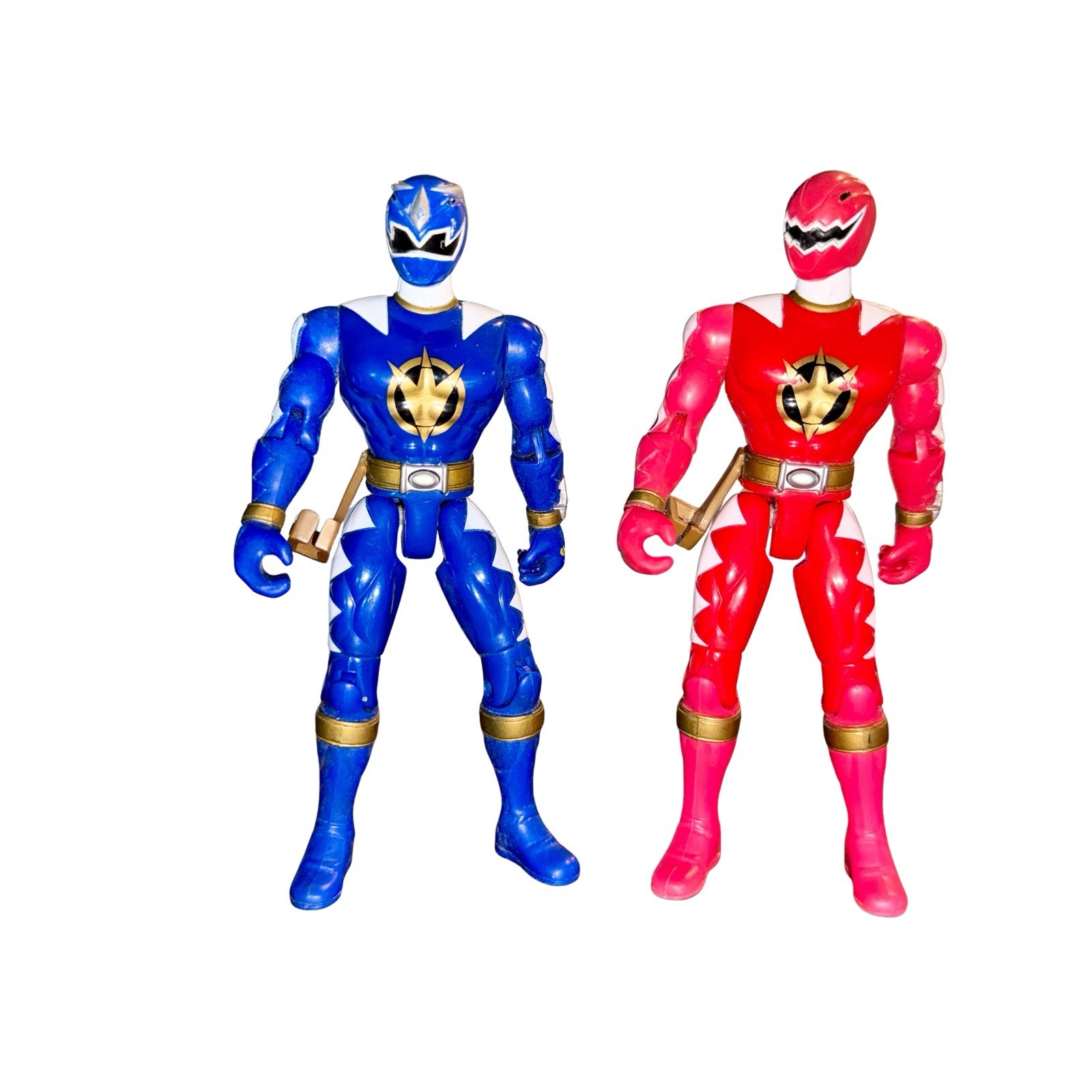 Power Rangers Lightning Collection Dino Thunder Red & Blue Ranger Figures