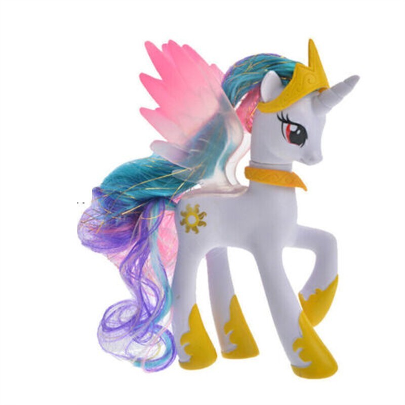 14cm My Little Pony Action Figure Celestia Magic Princess Model Doll Anime Toys