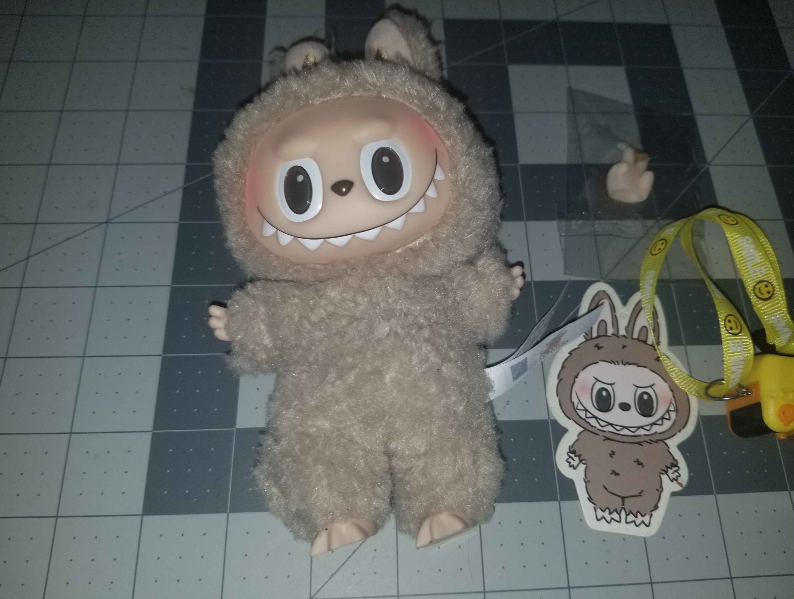 Authentic Macron Labubu- Toffee with Accessories