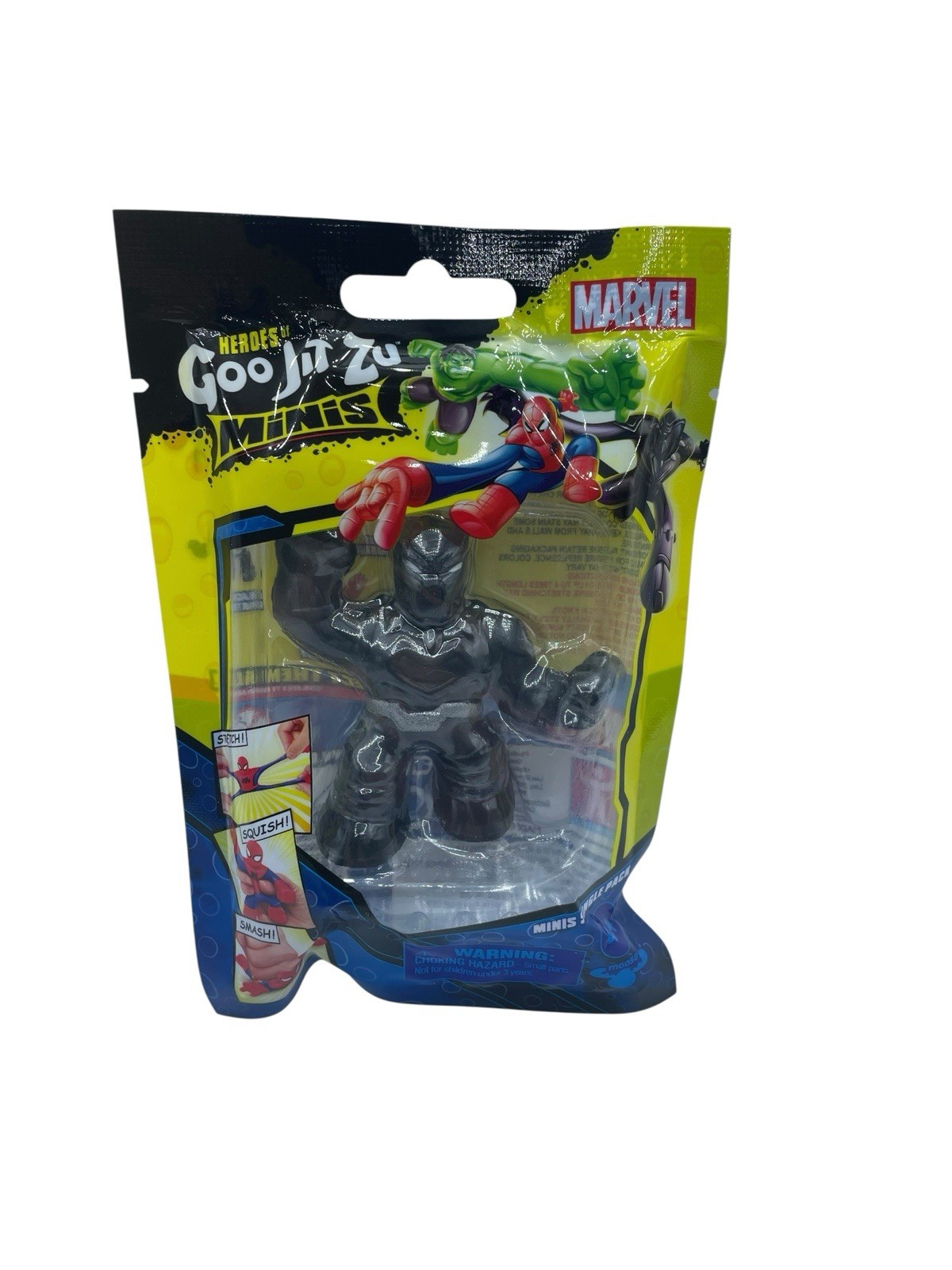 New Marvel Heroes of Goo Jit Zu Minis Black Panther 2.5&Prime; Action Figure