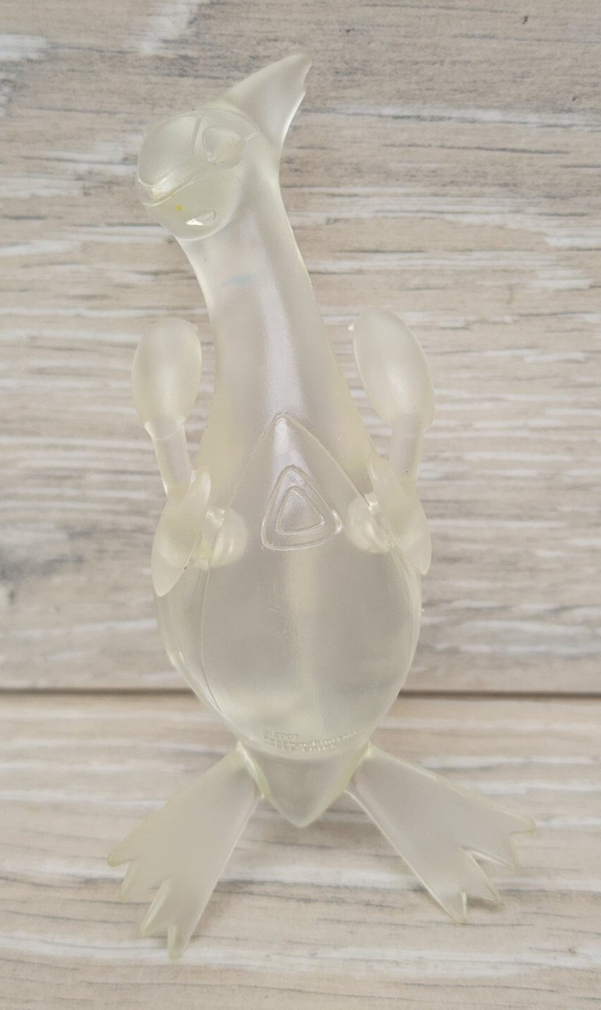 Pokemon Jakks 2007 Latias 4&Prime; Inch Clear Transparent Figure NO WINGS READ!