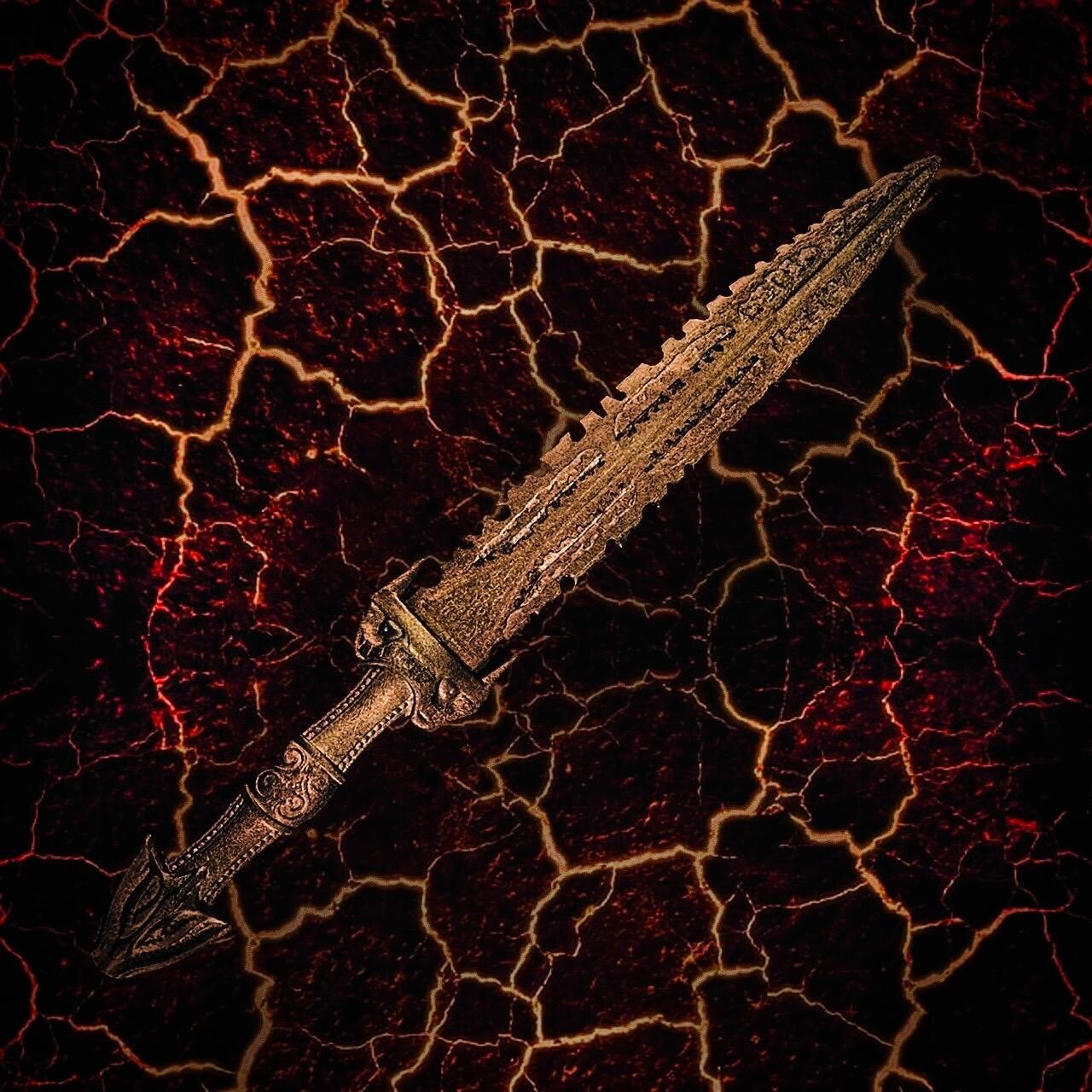 The Necromonger Irgun Knife Blade Replica Prop 1:1 (Painted)