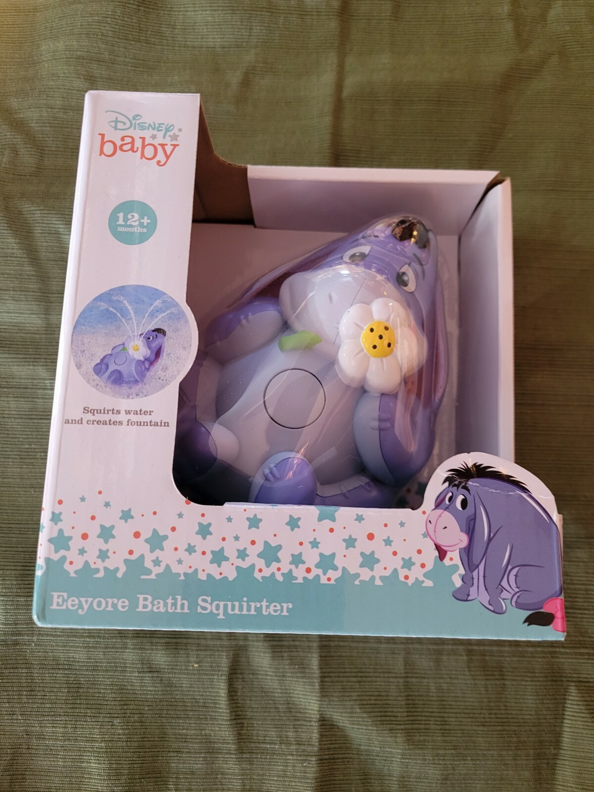 Disney Baby Eeyore Bath Squirter Toddler Bath Toy Ages 12 months +