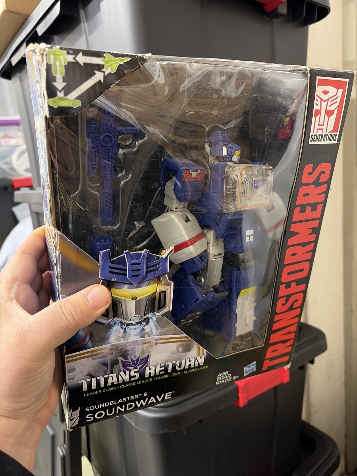 Hasbro Transformers Generations Titans Return Soundwave And Soundblaster Action