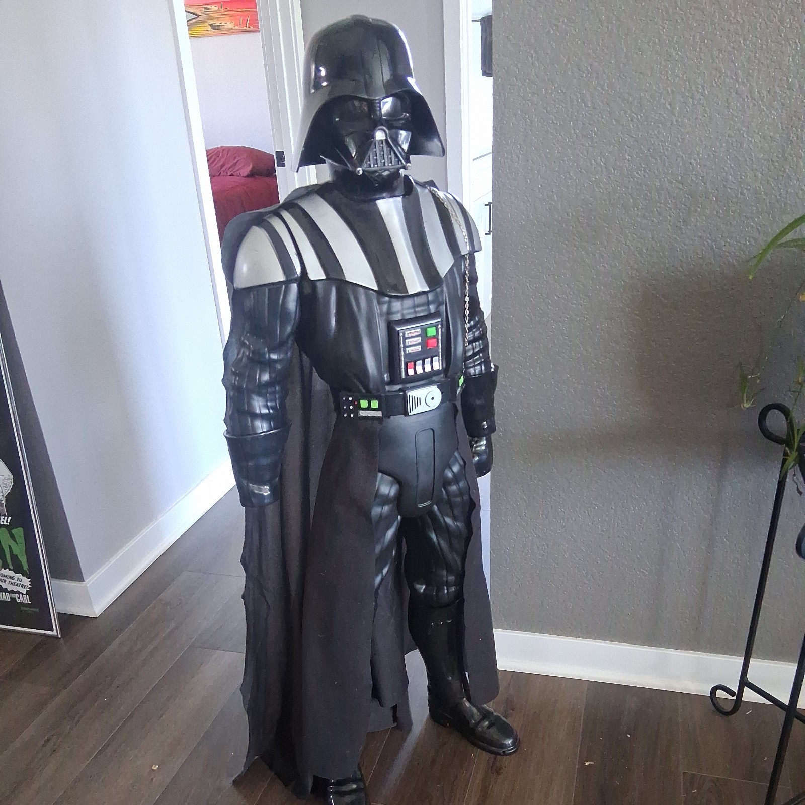 STAR WARS 48&Prime; Darth Vader sound effects Battle Buddy 4Ft works missing arm
