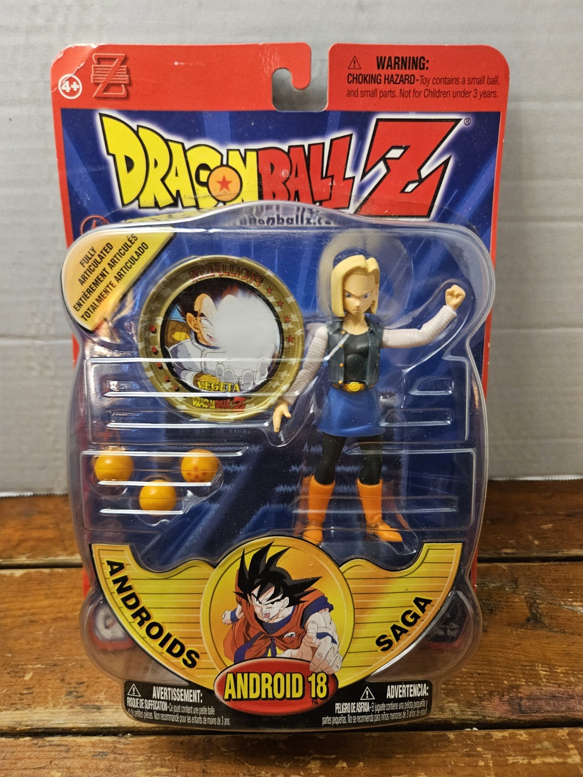 Dragonball Z Androids Saga Android 18 Action Figure Irwin Toys NEW
