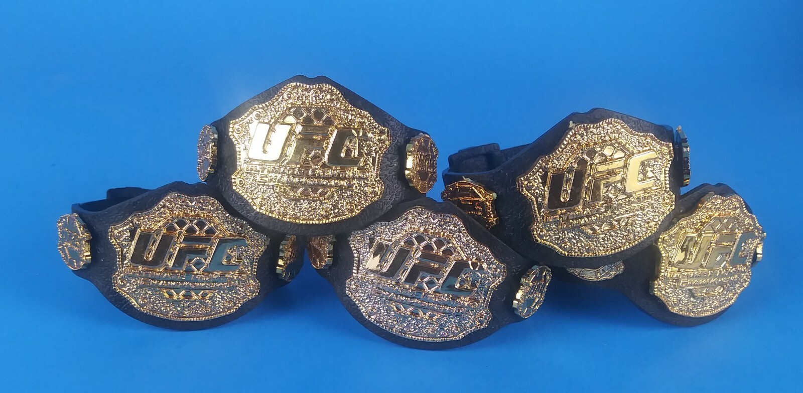 Jakks UFC Championship Belt Lot Action Figure Accessory Brock Lesnar WWE WWF AEW
