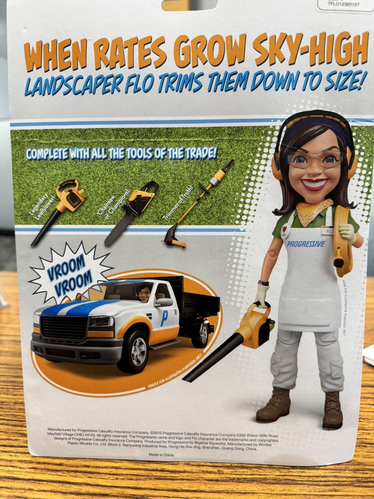 Progressive Landscaper Flo Action Figure