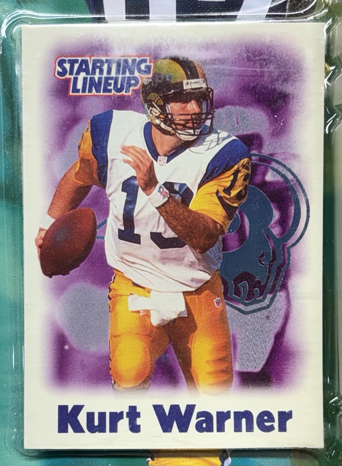 Kurt Warner St Louis Rams 2000-2001 NFL Starting Lineup With Card Hasbro