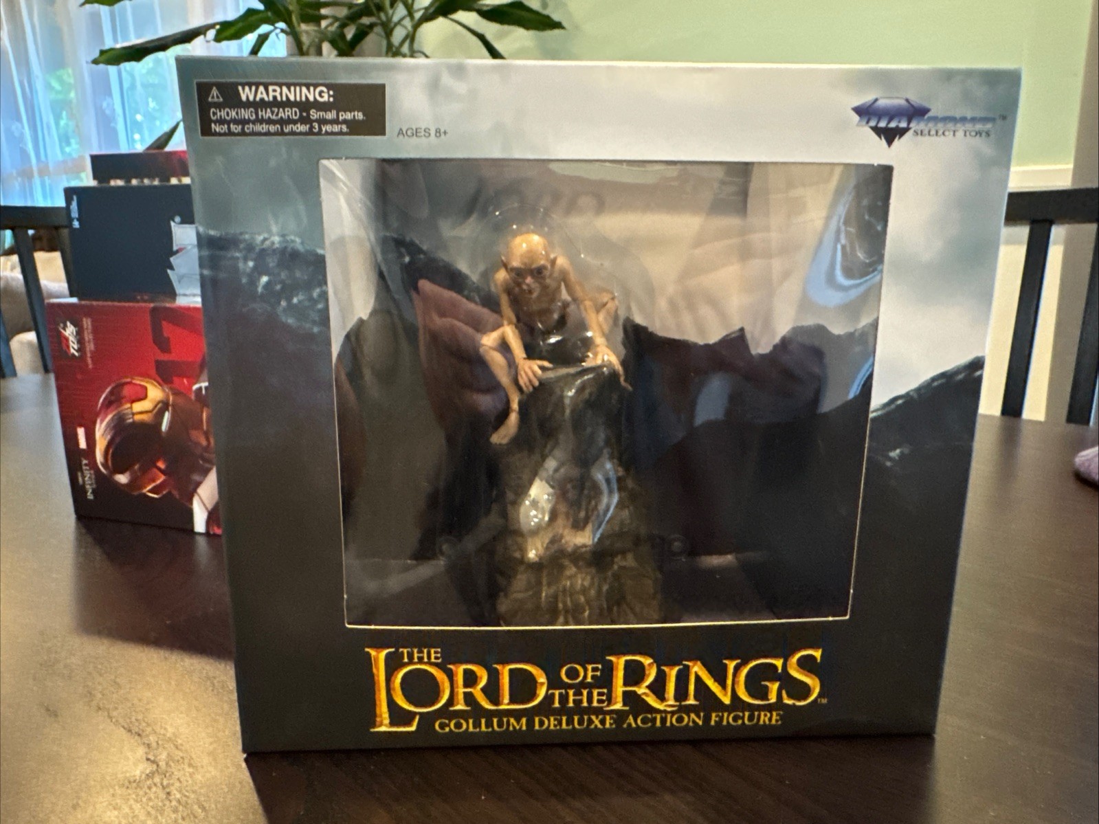 Diamond Select Lord of the Rings GOLLUM Deluxe Action Figure Box Set • NEW