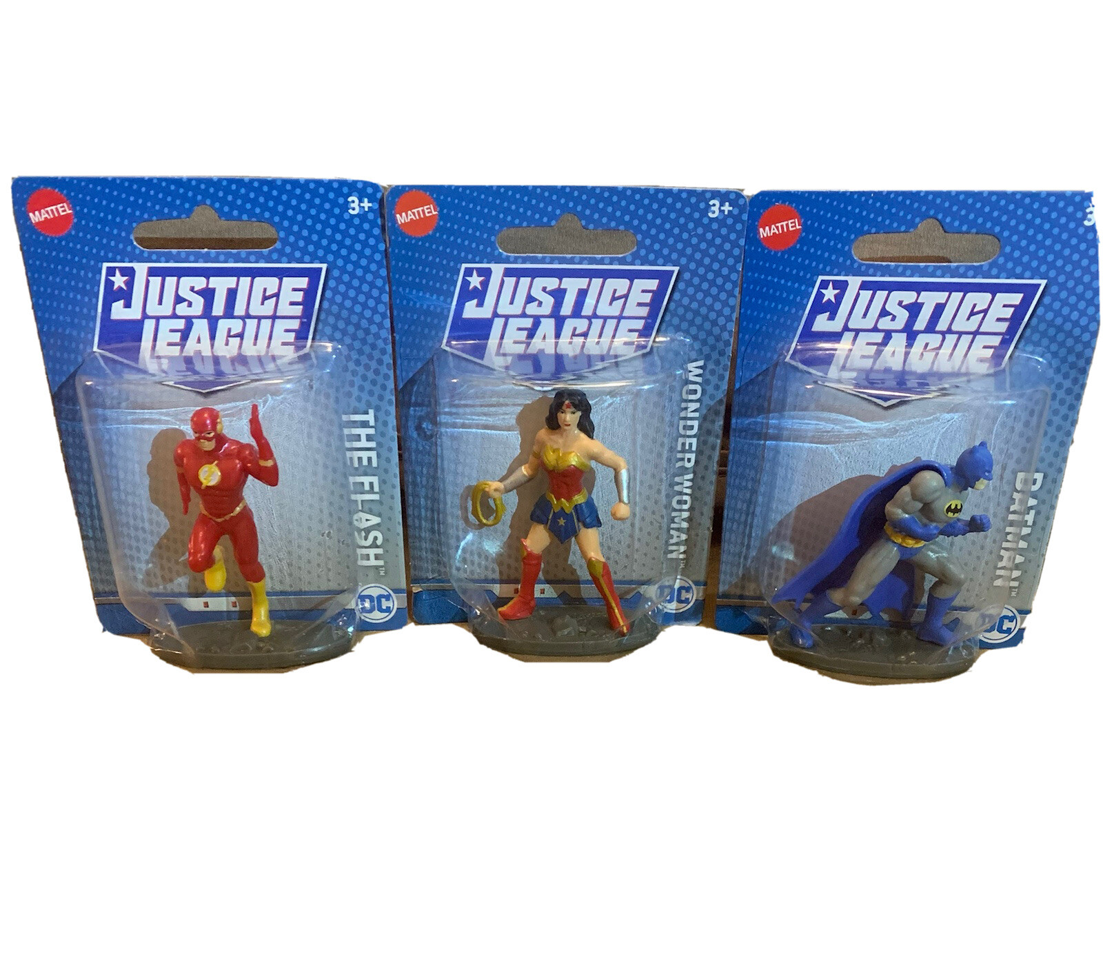 NEW JUSTICE LEAGUE: The Flash, Wonder Woman, Batman Action Figures