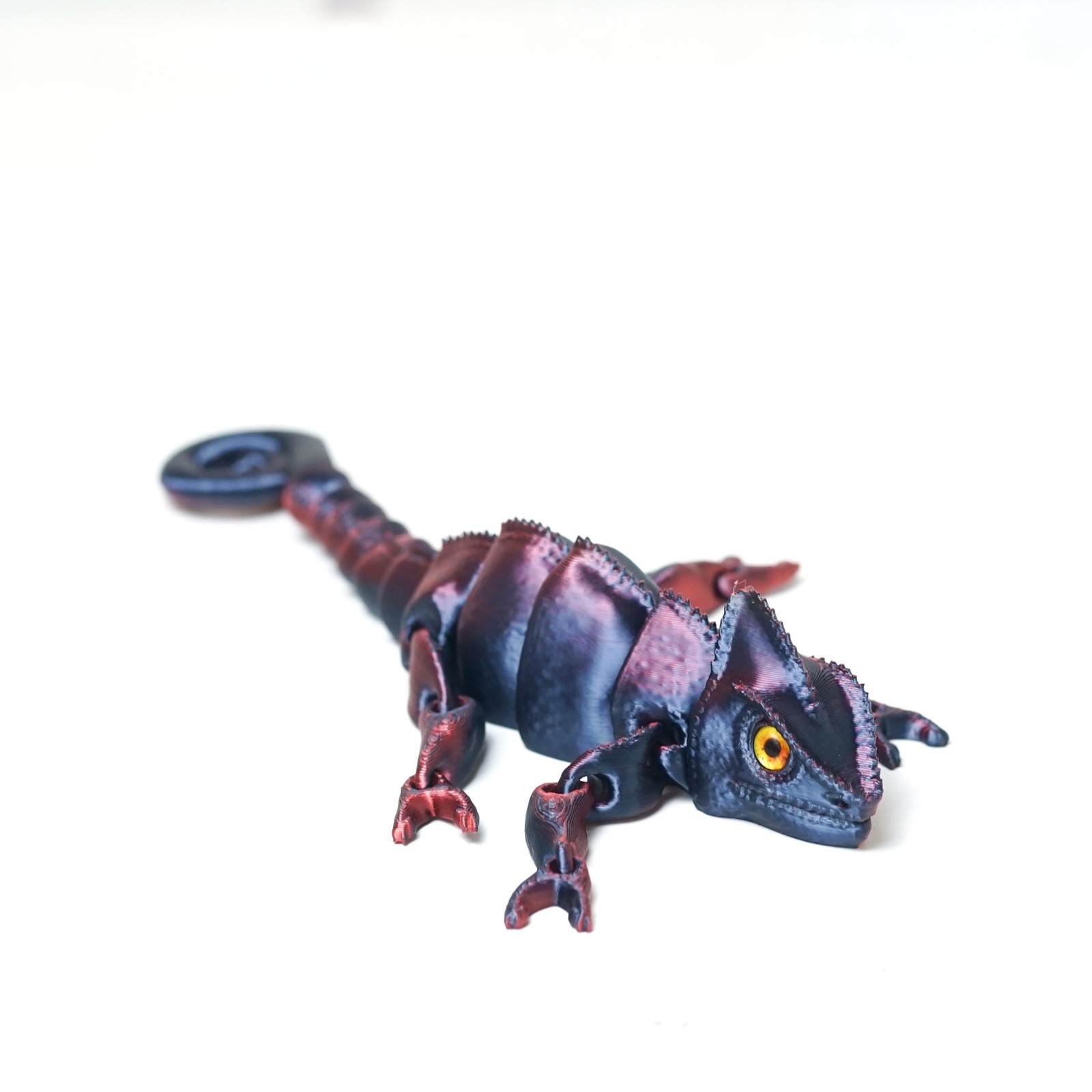 8.3inch 3D Printed Lizard Model,Articulated Animals Figure,Fidget Toy Home Decor