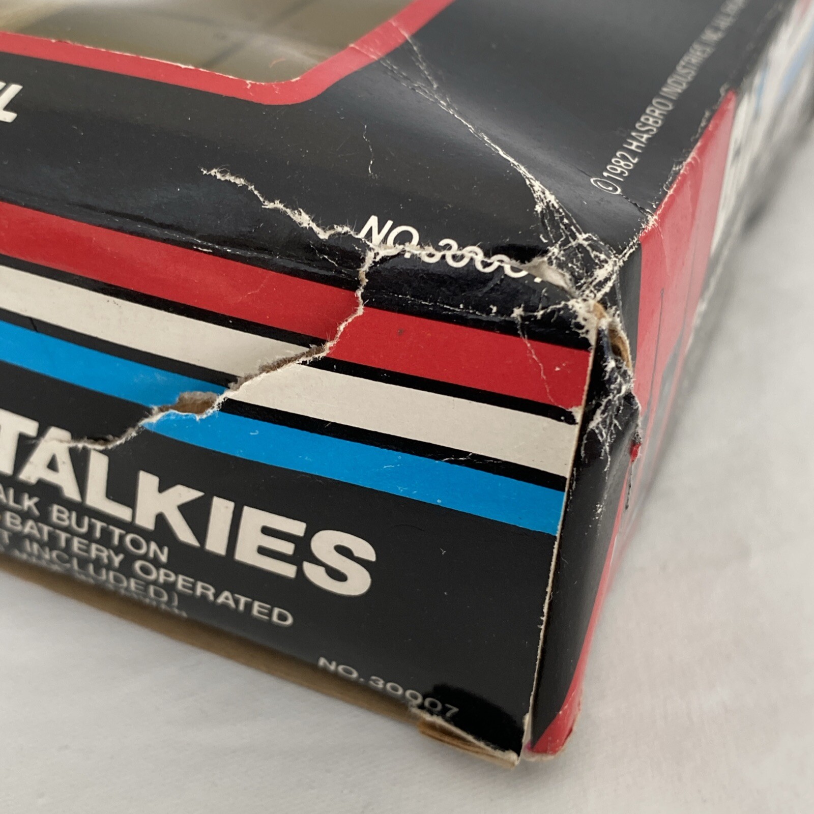 Hasbro 1982 GI JOE 2 SOLID STATE WALKIE TALKIES Open Box #30007 VGC RARE!