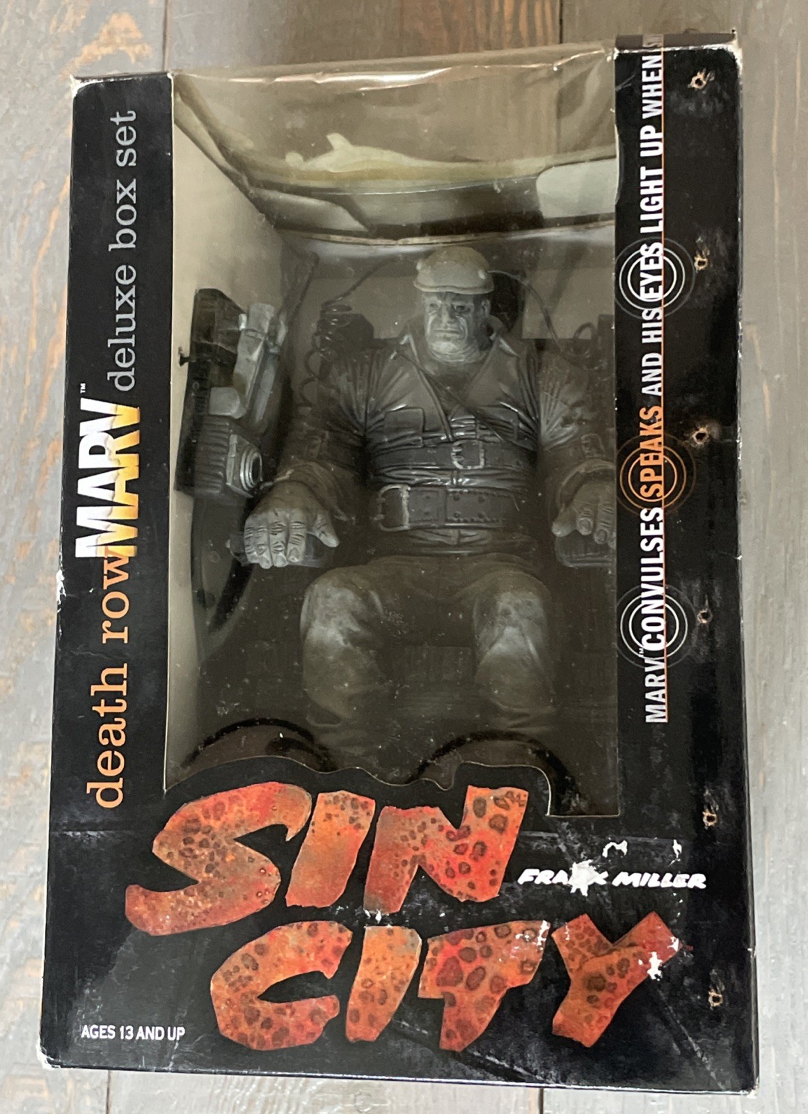 1999 McFarlane Toys Frank Miller Sin City Death Row Comics Marv Deluxe Box Set