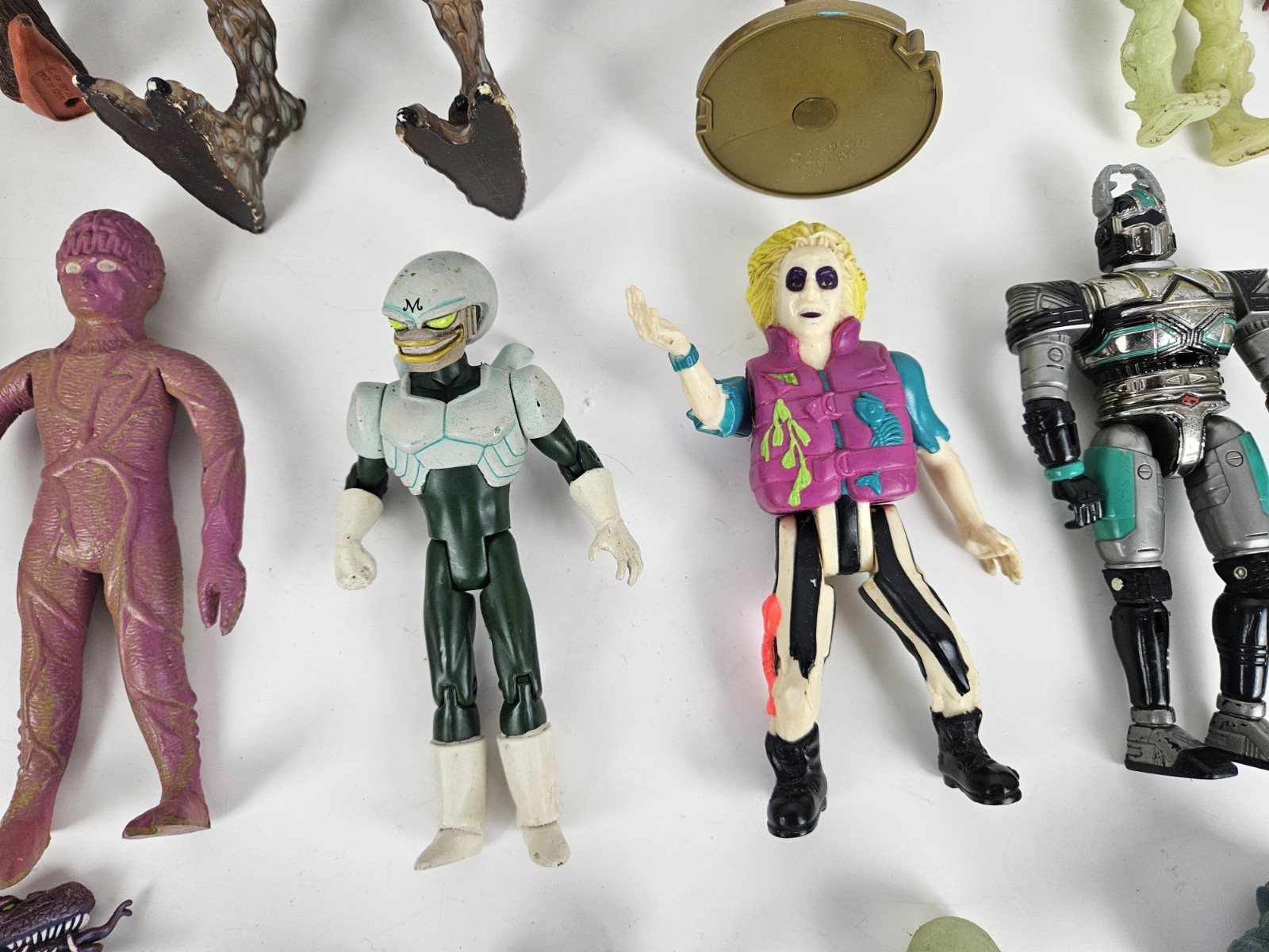 Vintage 1990&rsquo;s Horror & Sci Fi Action Figure Toy Lot