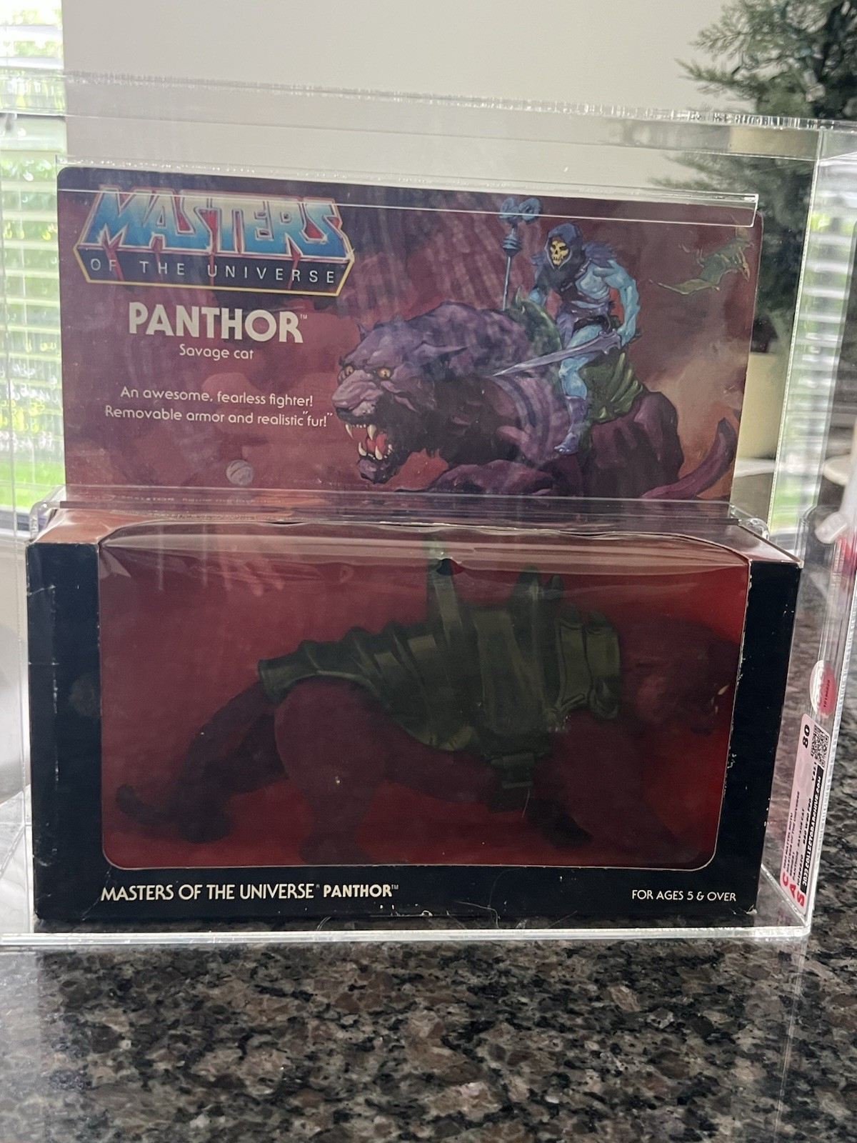 MOTU,Vintage PANTHOR,Masters of the Universe, CAS 80 Graded Not AFA 1982
