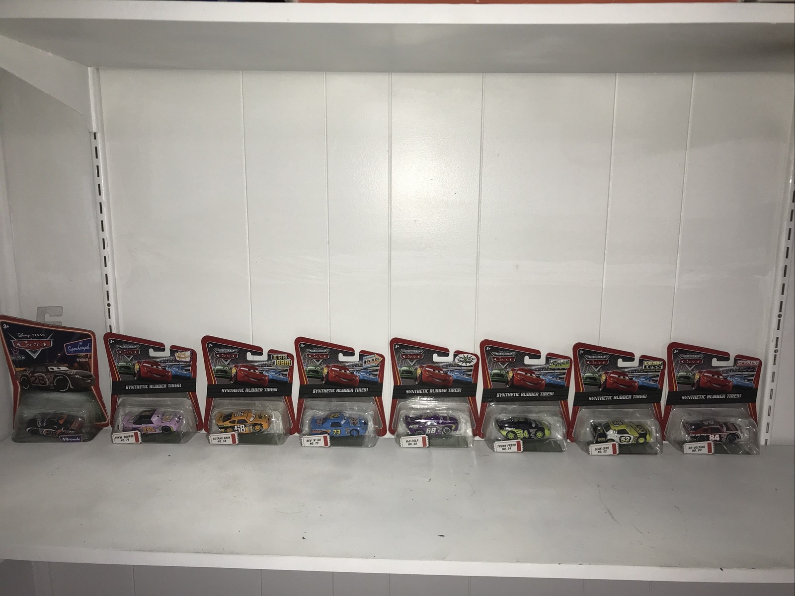 8 Disney Pixar Cars Race cars in Packages, #28,76,58,73,68,34,52,84 Toys