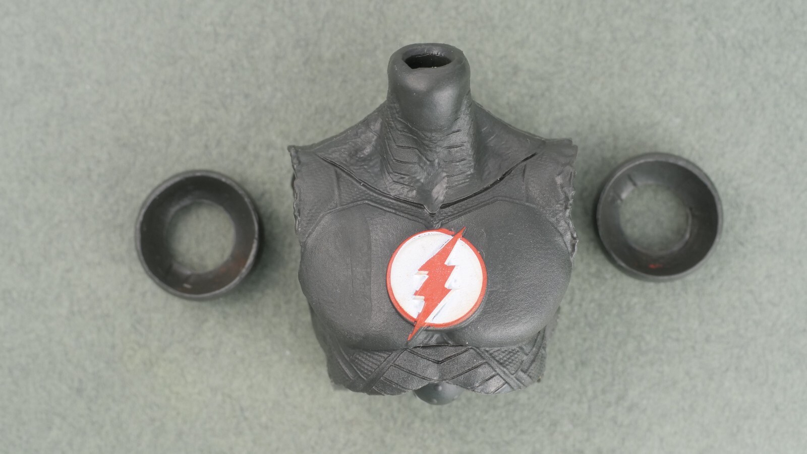DC Multiverse Speed Metal: Barry Allen Chest 7&Prime; 1/12 Scale Custom Fodder