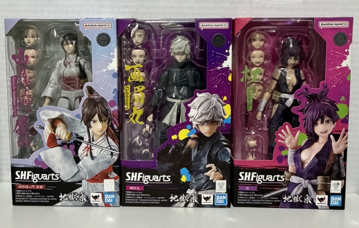 Bandai SH Figuarts Hell’s Paradise Gabimaru Yamada Sagiri Yuzuriha Action Figure