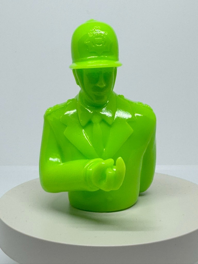Apologies to Banksy Rude Copper green colorway