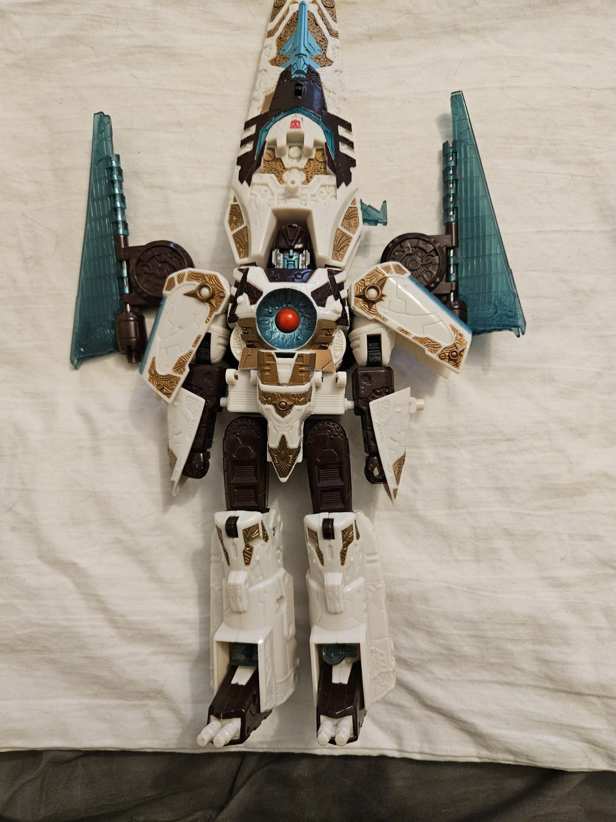 2005 Transformers Cyberton Vector Prime Action Figure ( No Missile)