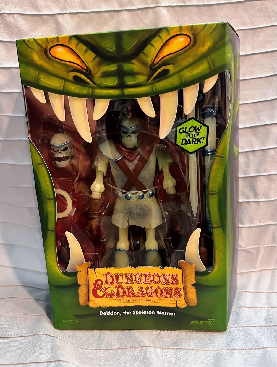 Super 7- Dungeons & Dragons- The Animated Series- Dekkion, The Skeleton Warrior