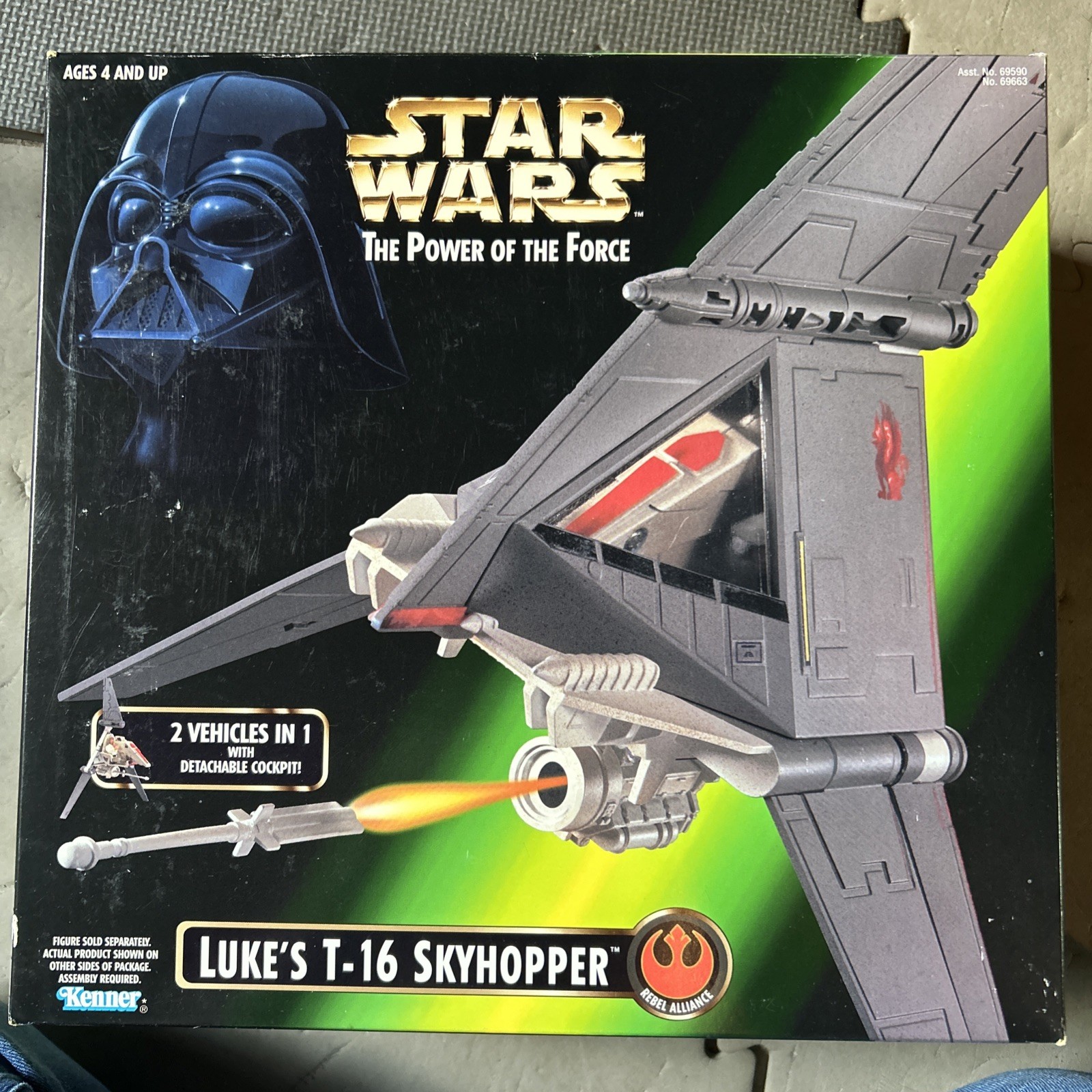 Kenner 1996 Star Wars PotF Luke&rsquo;s T-16 Skyhopper – Sealed New NIB NEVER OPENED