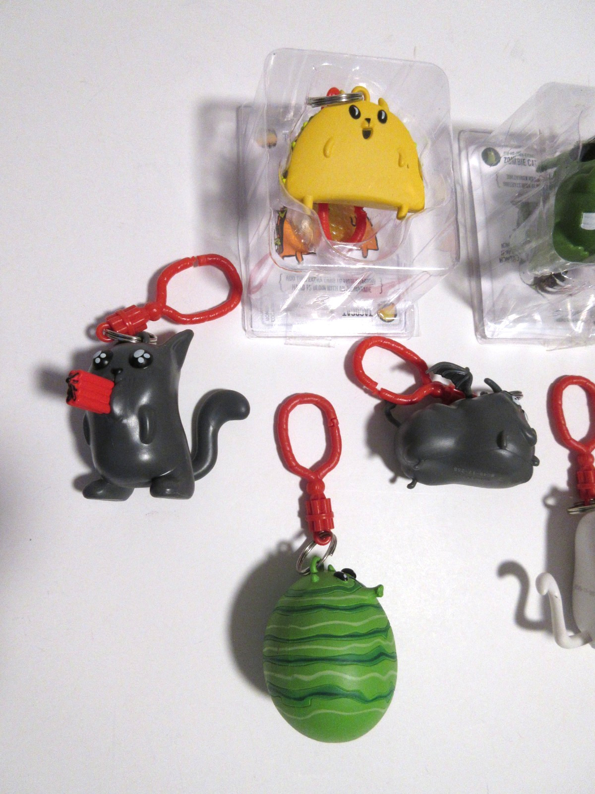 Exploding Kittens Backpack Hanger Assorted Lot x7 Pieces (SEE DESCRIPTION) (EUC)
