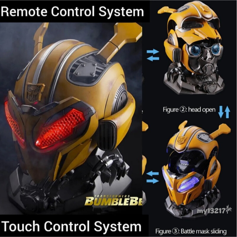Killerbody Transforms Bumblebee 1:1 Electronic Remote & Voice Controlled Helmet