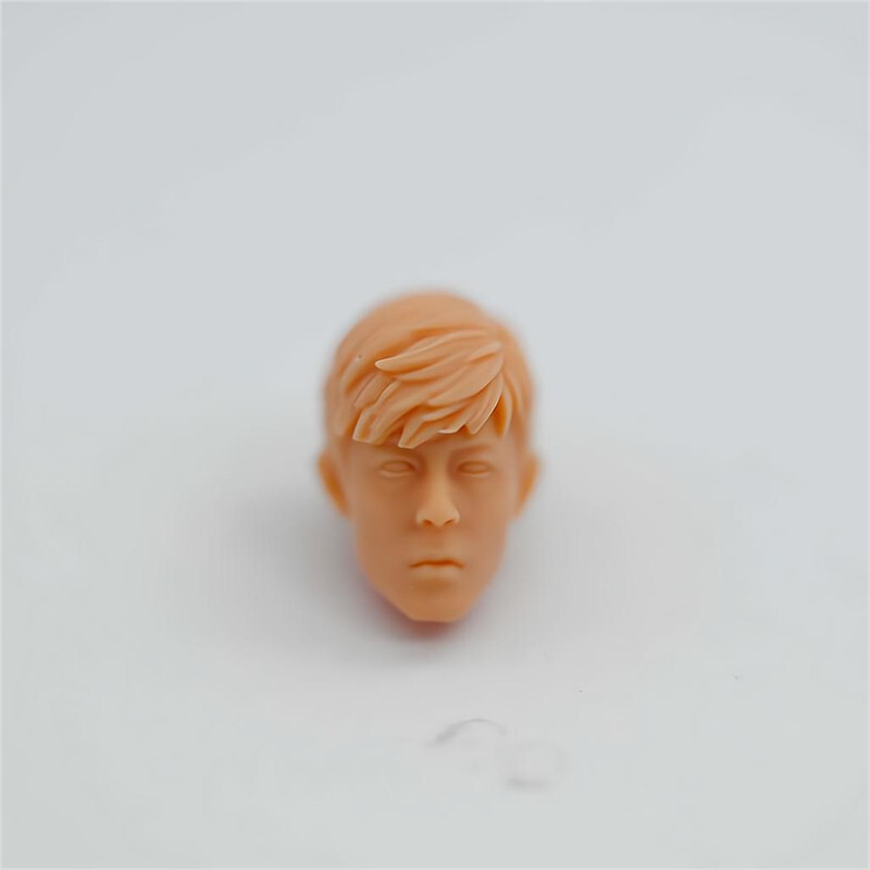 1/18 Scale Initial D Calm Edison Chen Head Sculpt Unpainted Fit 3.75&Prime; Figure