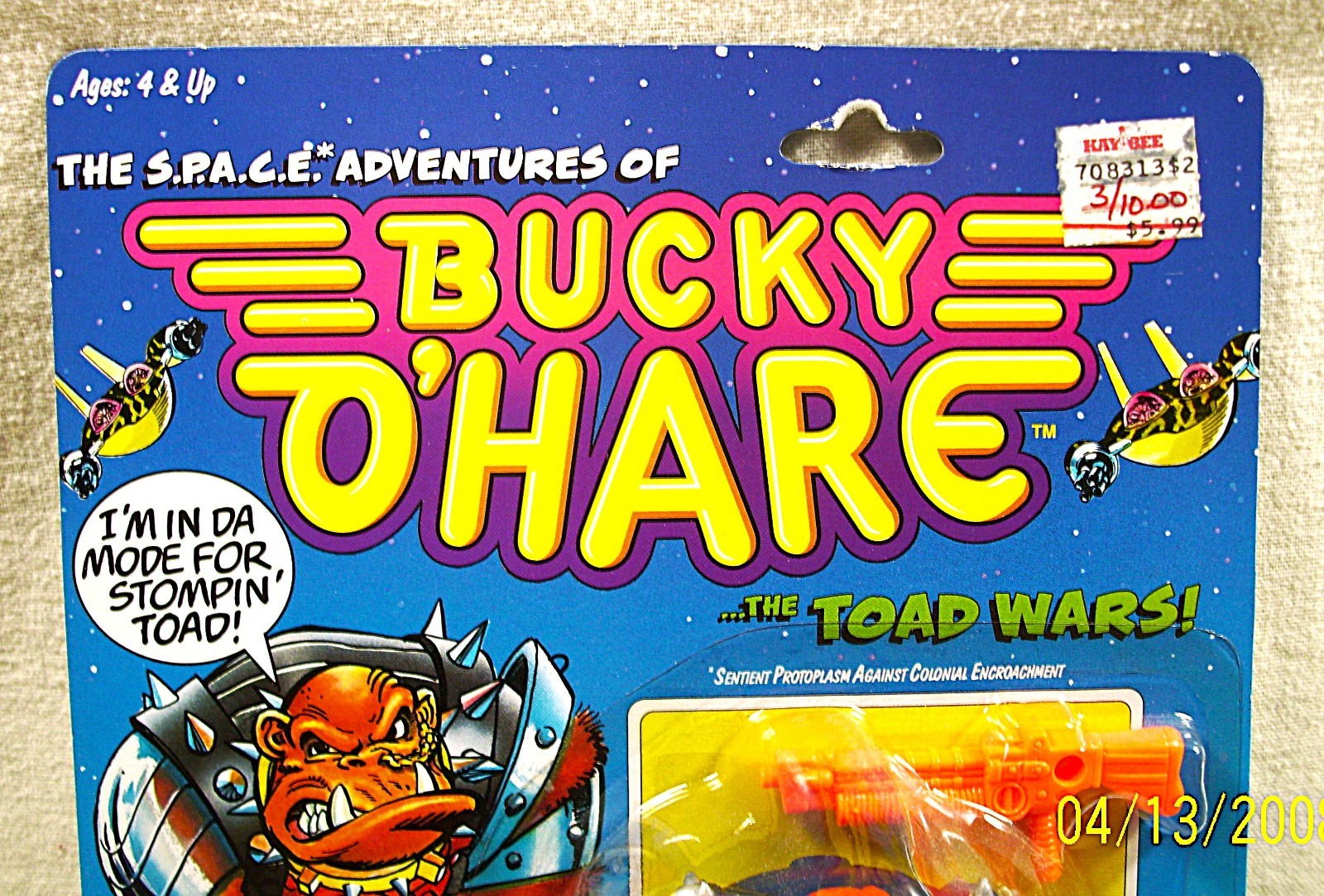 1990 Hasbro ☆ Bucky O&rsquo;Hare ☆ Toad Wars ☆ BRUISER ☆ Action Figure ☆ L@@K!