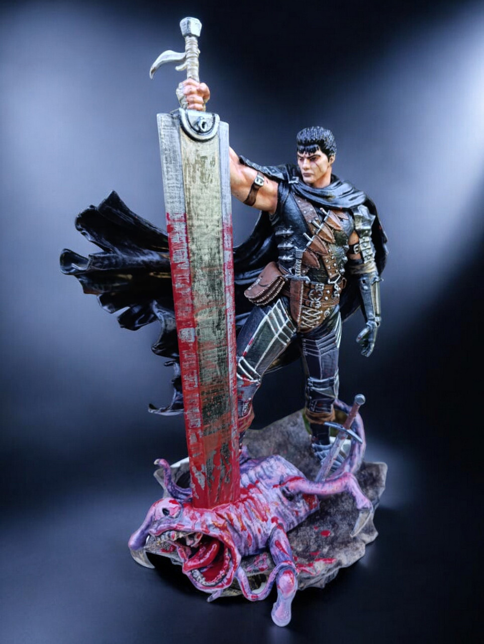 Figura Fanart Guts Pintado con aerografo