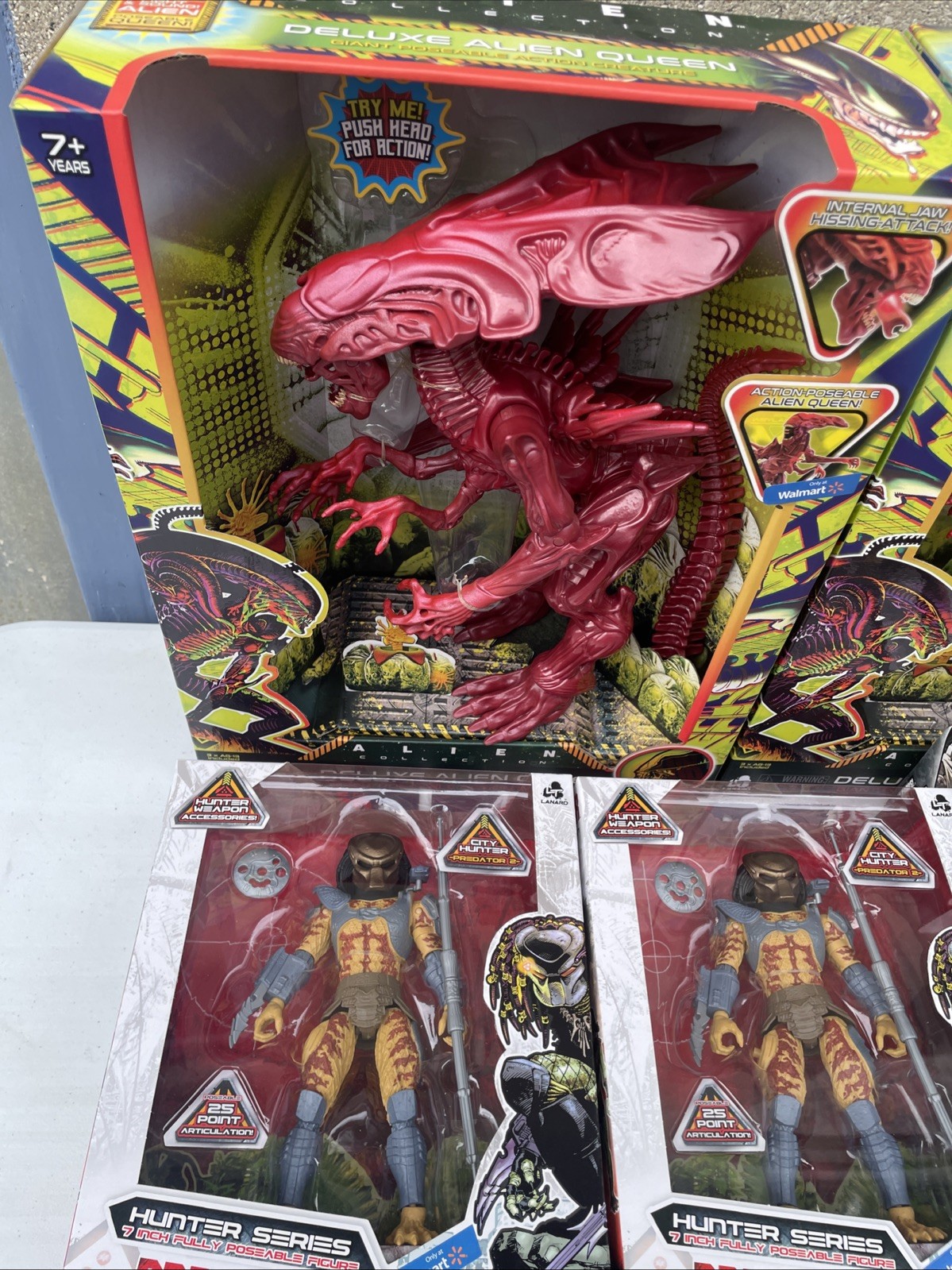 Alien Collection Queen + Xenomorph, Predator, The Corps, All New, Lanard Toys