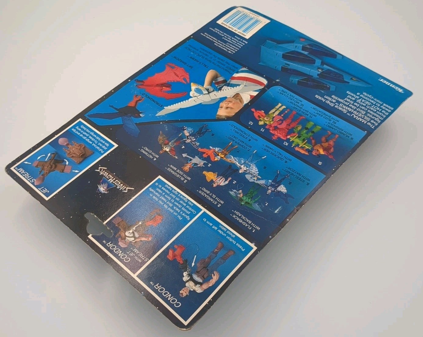 Vintage 1987 SilverHawks Condor w/ Jet Stream, Kenner MOC No. 49230