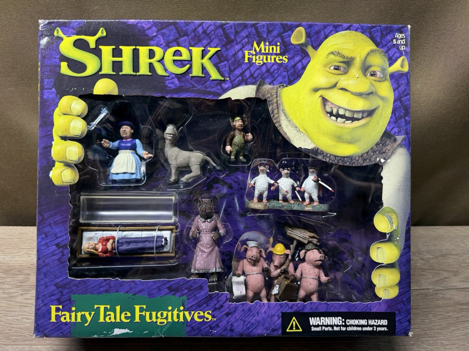 Shrek Fairy Tale Fugitives Mini Figures Set McFarlane Toys Dream Works 2001