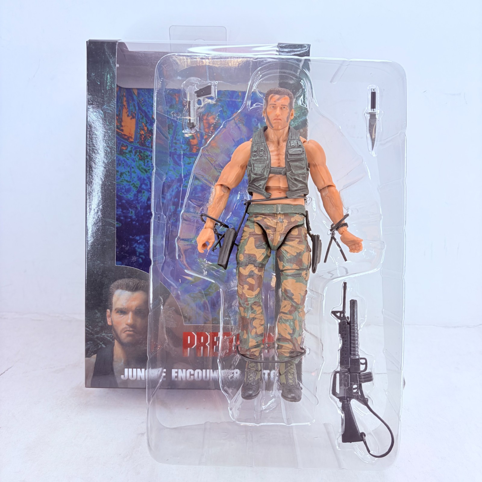 Predator 30th Anniversary Jungle Encounter Dutch 7-inch Action Figure Toy Gift
