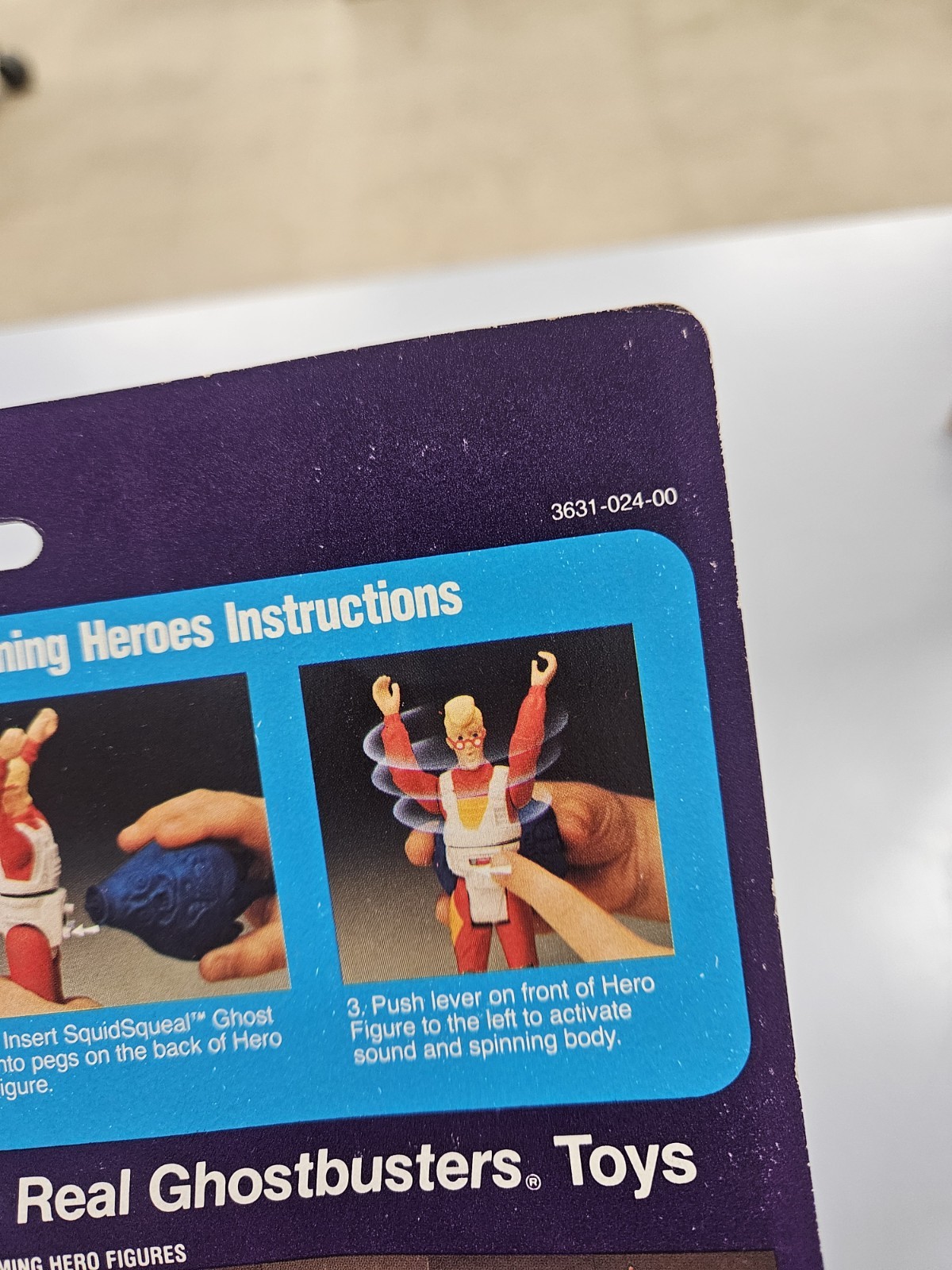Kenner 1986 The Real Ghostbusters Screaming Heroes Egon Spengler And Ghost MOC