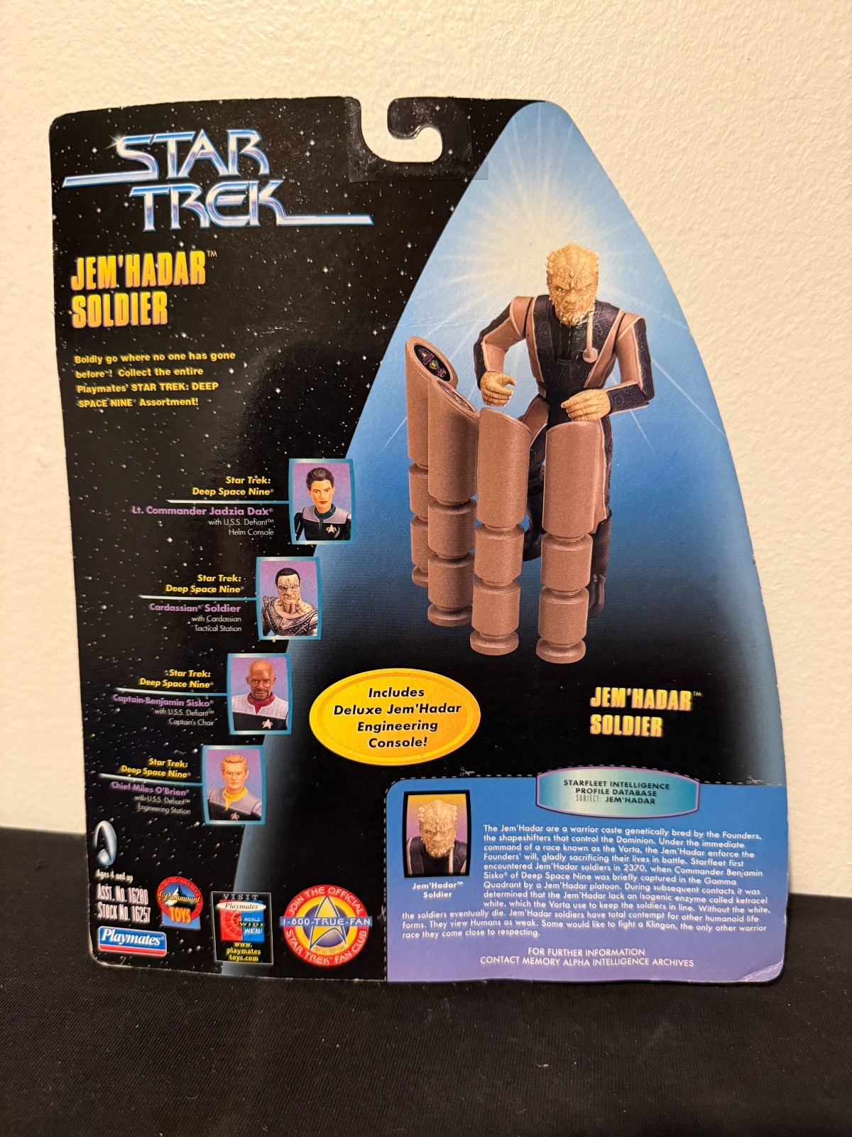 Star Trek Serialized Warp Factor Series 2 Jem&rsquo;Hadar Soldier Playmates #16257 NIB