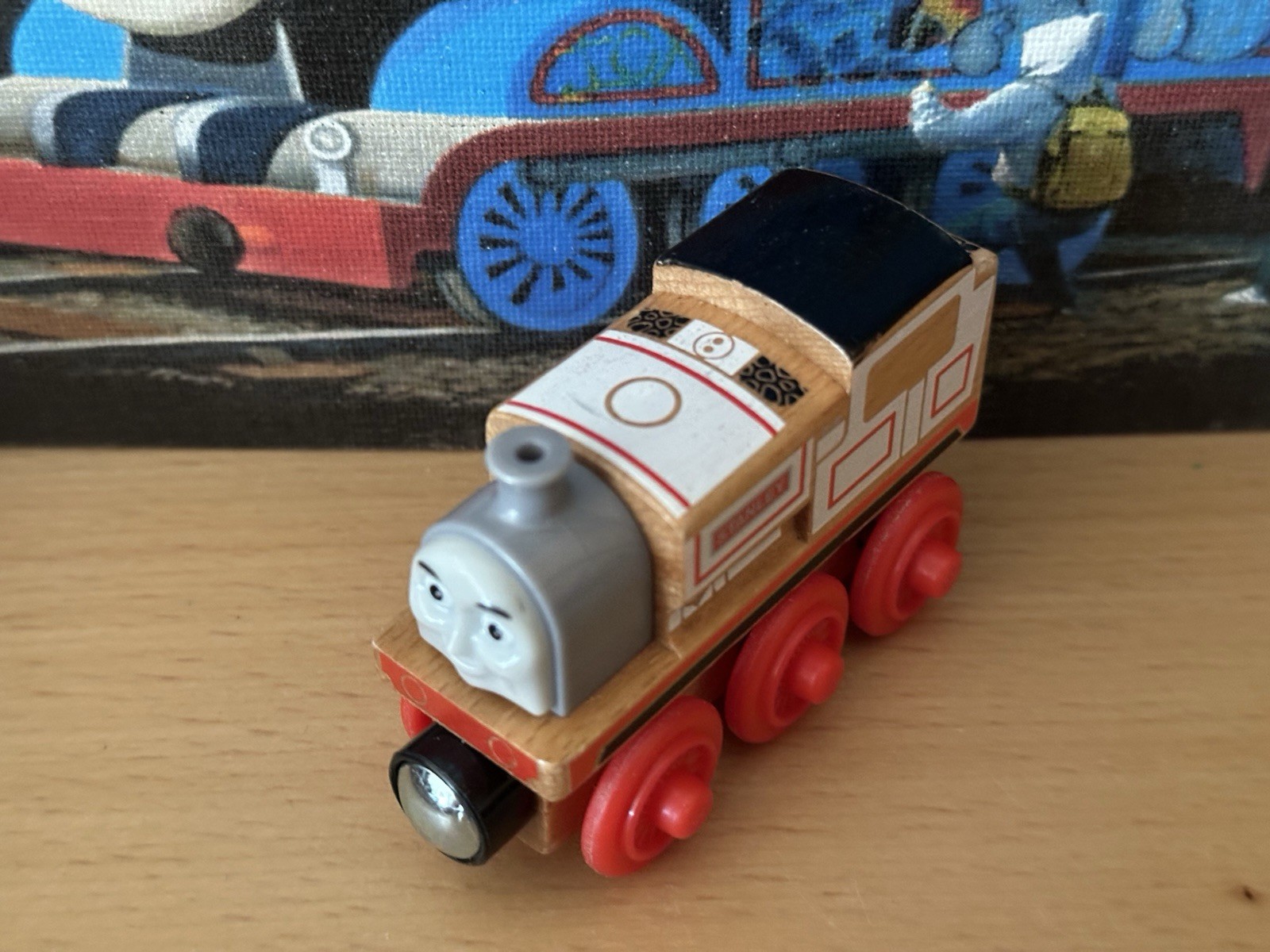 Authentic Fisher-Price Wood Series Thomas Train Stanley!