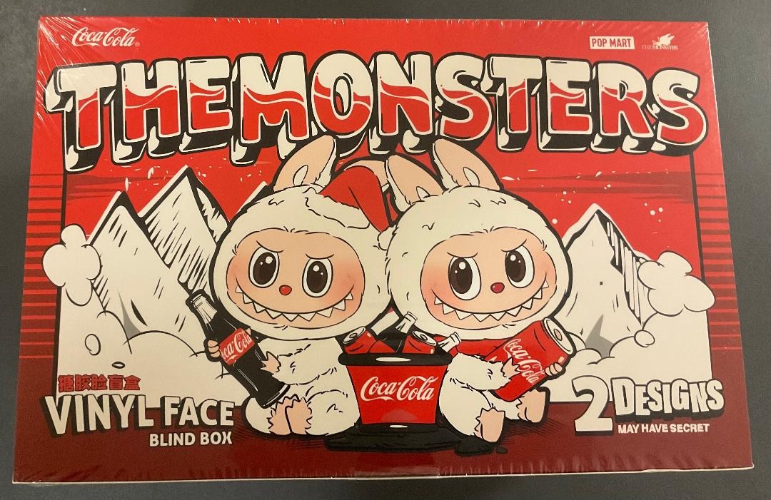 Pop Mart Labubu Coca Cola The Monsters Vinyl Face Factory Sealed Case of 6 Blind