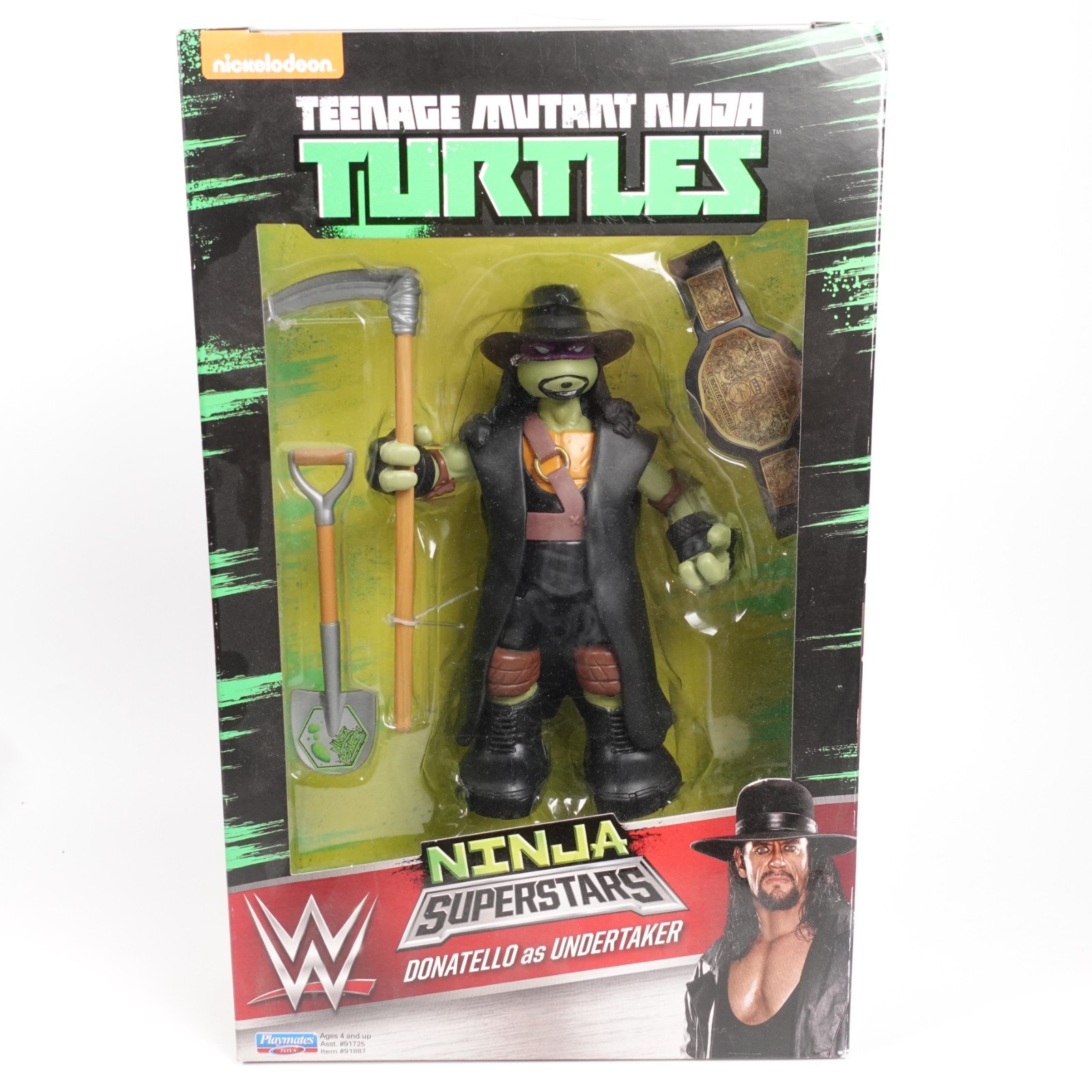 Playmates TMNT Donatello Undertaker WWE Superstars Figure