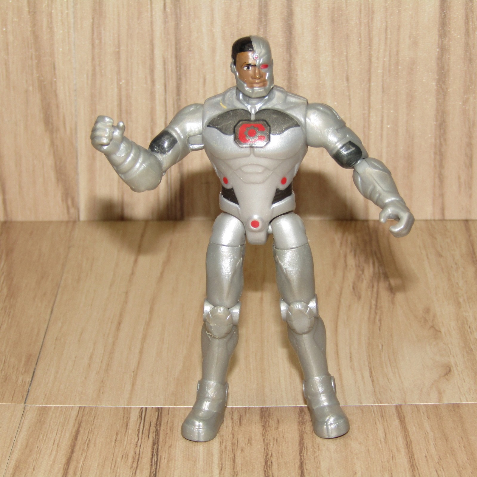 DC Heroes Unite 1st Edition Cyborg Spin Master 4&Prime; Tall Loose Action Figure