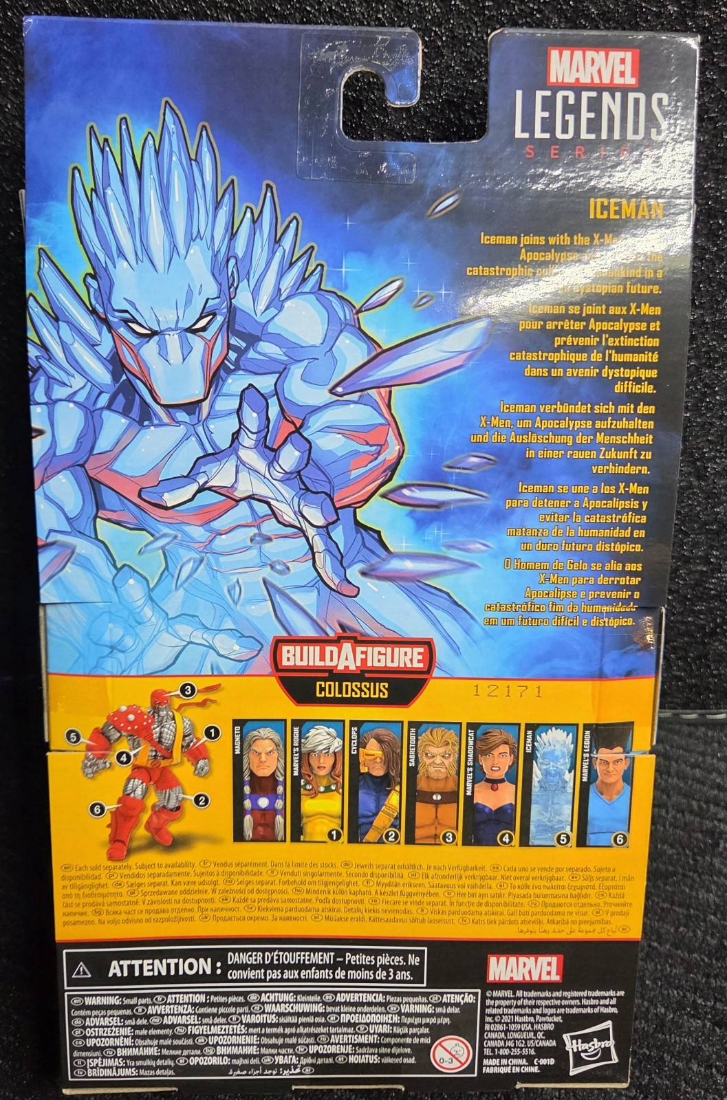 Hasbro Marvel Legends Series Iceman Action Figure Factory Sealed